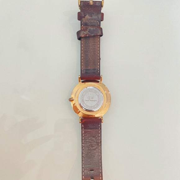 Daniel Wellington watch 32mm rosegold/eggshell,brown leather - Picture 2 of 5